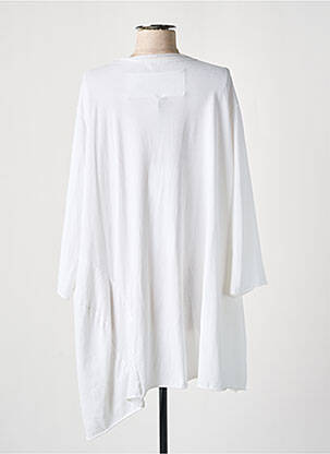 Robe mi-longue blanc BLACK LABEL femme