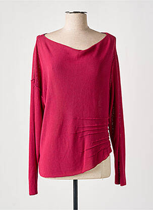 Pull rose MANUELLE GUIBAL femme