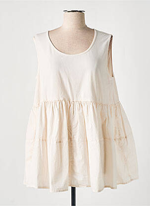 Tunique sans manche beige BLACK LABEL femme