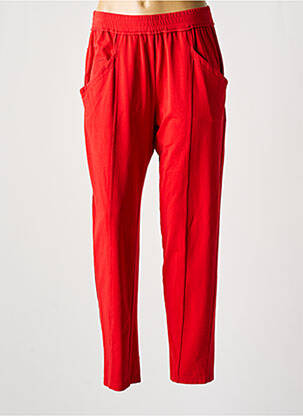 Pantalon droit rouge ISCHIKO femme