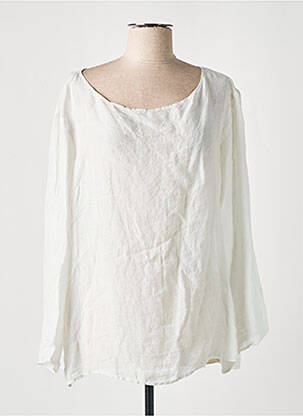 Blouse blanc MANUELLE GUIBAL pour femme