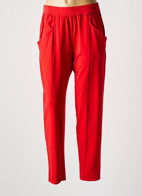 Pantalon droit rouge ISCHIKO pour femme