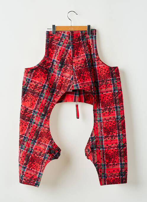 Pantalon droit rouge RUNDHOLZ pour femme