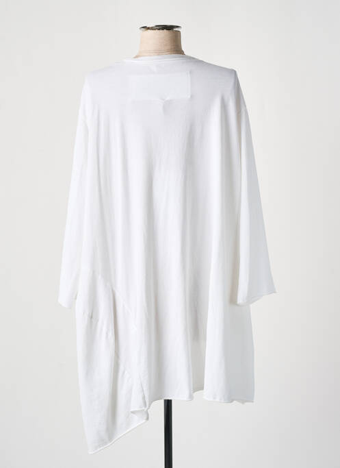 Robe mi-longue blanc BLACK LABEL pour femme