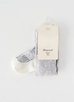 Collants imprimé fantaisie gris MAYORAL fille