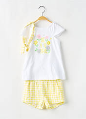 Ensemble short jaune MINI BOL pour fille seconde vue