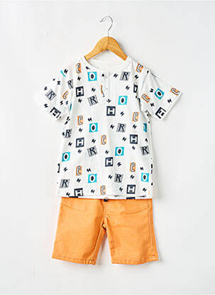 Ensemble short orange MINI BOL pour garçon