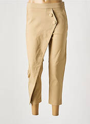 Pantalon 7/8 beige CHIC & JEUNE pour femme seconde vue