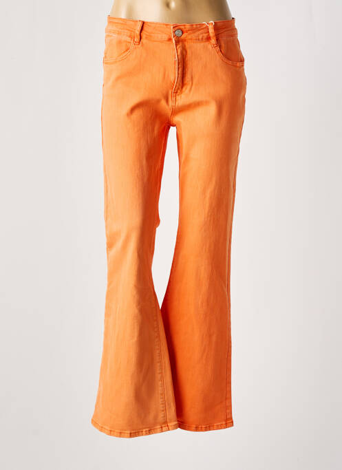 Pantalon flare orange ONADO pour femme