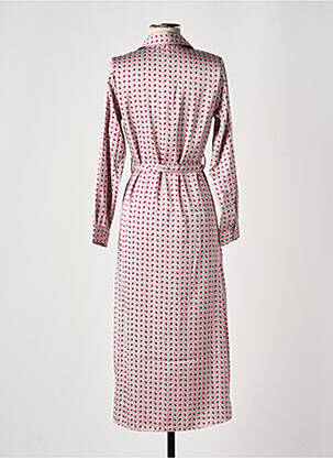 Robe longue manches longues manches longues rose TIFFOSI femme