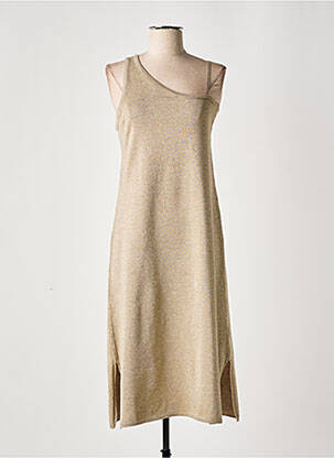 Robe pull col v sans manche or LES TROPEZIENNES PAR M.BELARBI femme