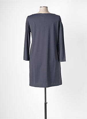 Robe mi-longue coupe fluide manches longues bleu RRD (ROBERTO RICCI DESIGNS) femme