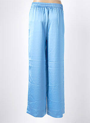Pantalon large coupe fluide taille haute bleu ESSENTIEL ANTWERP femme