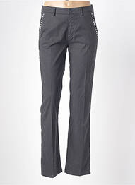 Pantalon chino tissage popeline taille normale noir MASON'S femme
