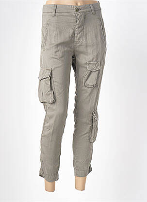 Pantalon 7/8 taille haute taille haute vert MASON'S femme