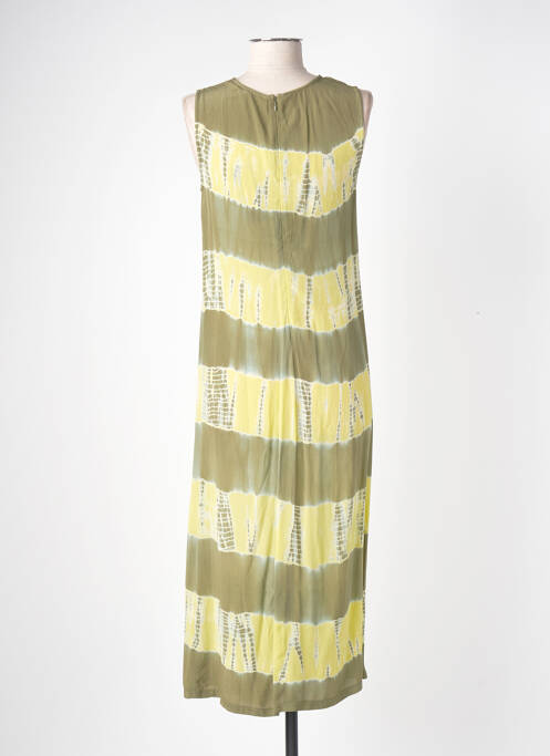 Robe longue vert MALIPARMI pour femme