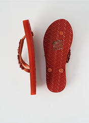 Tongs orange MALIPARMI pour femme seconde vue