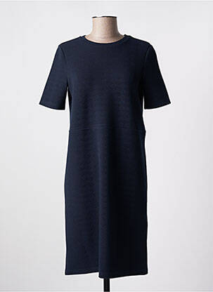 Robe mi-longue manches courtes manches courtes bleu STREET ONE femme