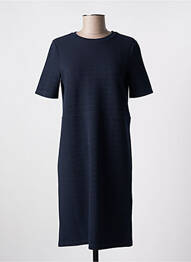Robe mi-longue manches courtes manches courtes bleu STREET ONE femme