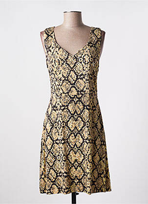 Robe mi-longue sans manche sans manche jaune LOLA ESPELETA femme