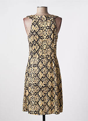 Robe mi-longue sans manche sans manche jaune LOLA ESPELETA femme