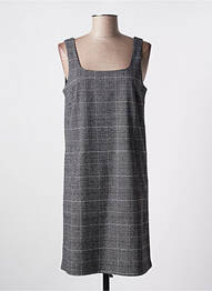 Robe courte fines bretelles gris C'EST BEAU LA VIE femme