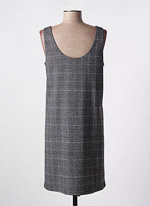 Robe courte fines bretelles gris C'EST BEAU LA VIE femme