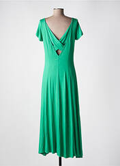 Robe longue vert MALOKA pour femme seconde vue