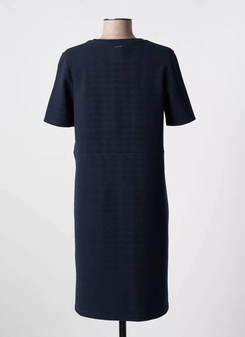 Robe mi-longue manches courtes manches courtes bleu STREET ONE femme