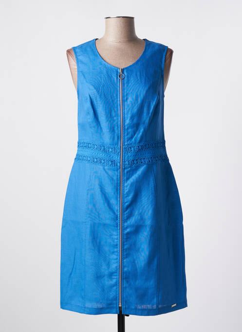 Robe courte bleu MALOKA pour femme