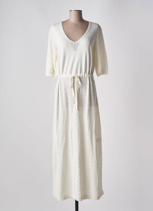 Robe longue beige C'EST BEAU LA VIE pour femme