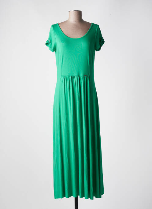 Robe longue vert MALOKA pour femme