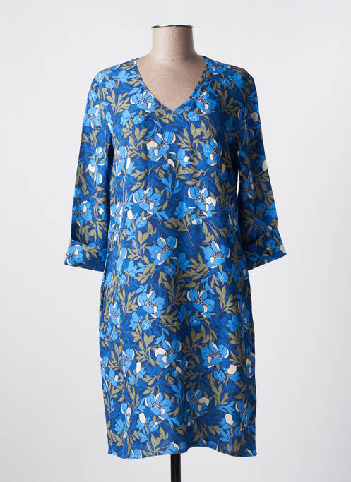 Robe mi-longue bleu LE PETIT BAIGNEUR pour femme