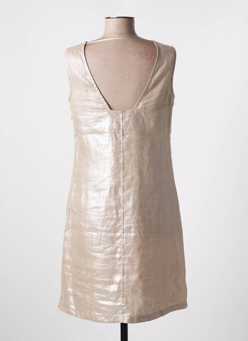 Robe mi-longue marron MALOKA pour femme