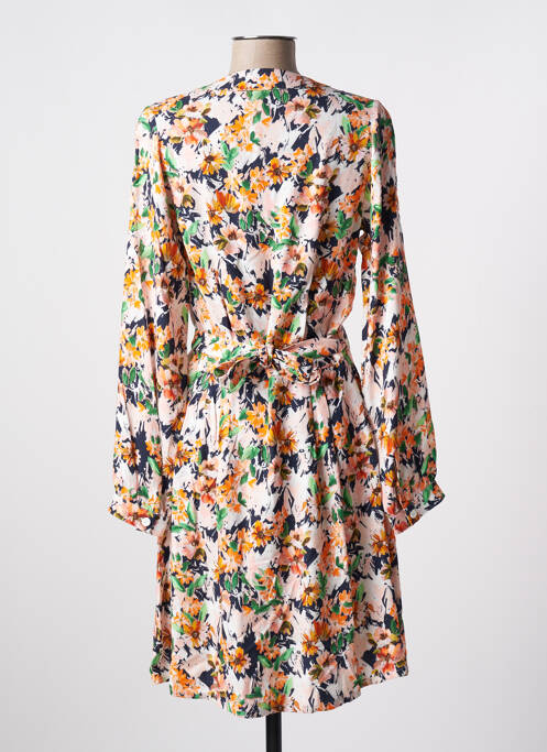 Robe mi-longue orange ANNAHPA pour femme