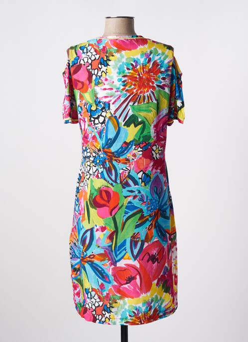 Robe mi-longue rouge MALOKA pour femme