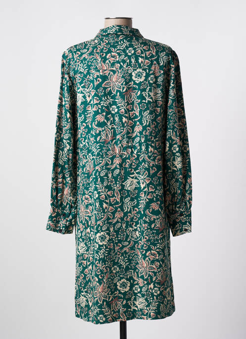Robe mi-longue vert C'EST BEAU LA VIE pour femme