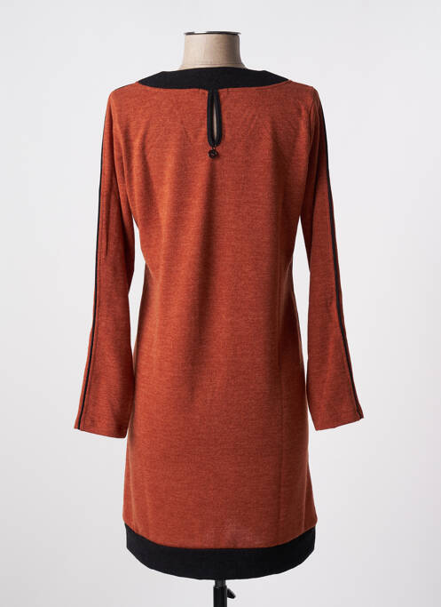 Robe pull orange MALOKA femme