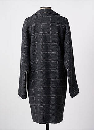 Manteau long coupe droite sans capuche gris LE PETIT BAIGNEUR femme