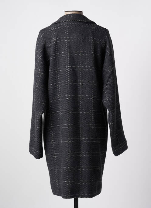 Manteau long coupe droite sans capuche gris LE PETIT BAIGNEUR femme