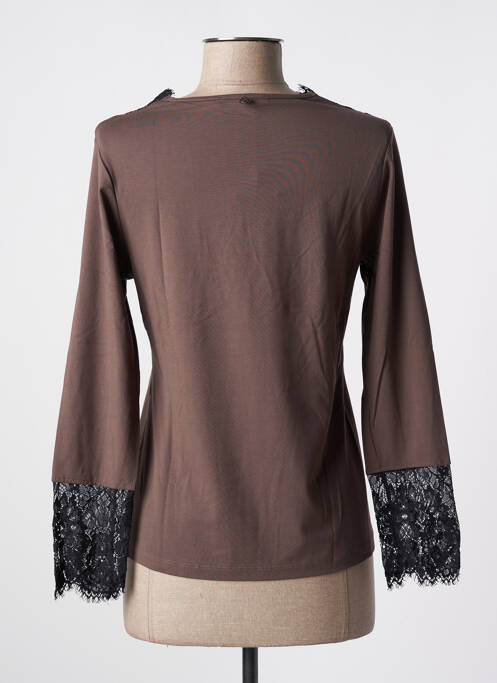 Top marron MALOKA pour femme