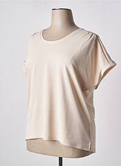 T-shirt beige STREET ONE pour femme seconde vue