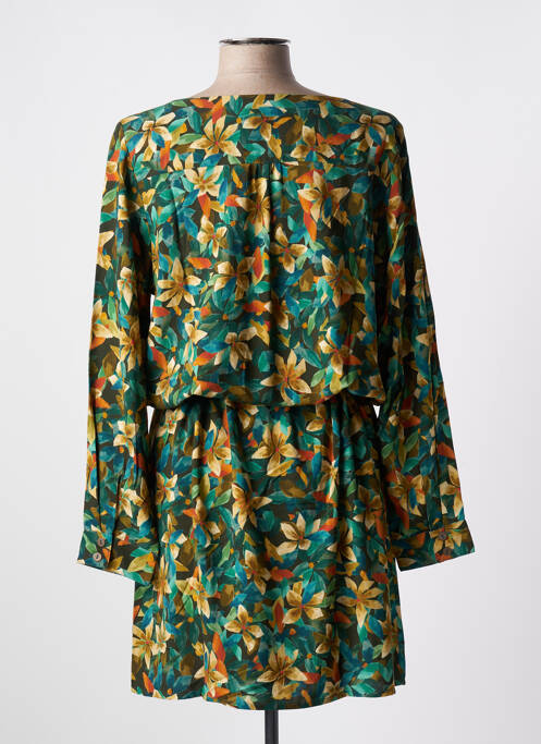 Robe mi-longue vert LE PETIT BAIGNEUR pour femme