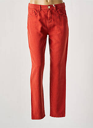 Pantalon slim poches orange LOLA ESPELETA femme