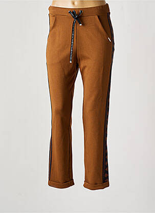 Jogging slim marron MALOKA femme