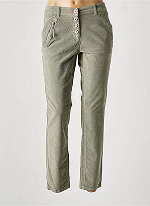 Pantalon slim poches vert CECIL femme