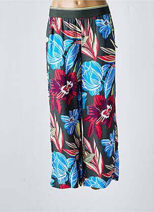 Pantalon large coupe fluide vert CECIL femme