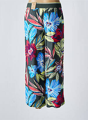 Pantalon large coupe fluide vert CECIL femme
