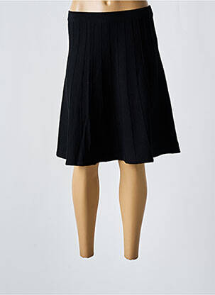 Jupe mi-longue coupe évasée noir LE PETIT BAIGNEUR femme