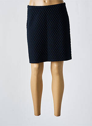 Jupe courte coupe droite bleu LE PETIT BAIGNEUR femme